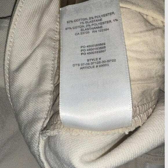 Aritzia Wilfred MODERN CARGO high waisted khaki trouser pants cream sz 0 casual - Picture 8 of 8